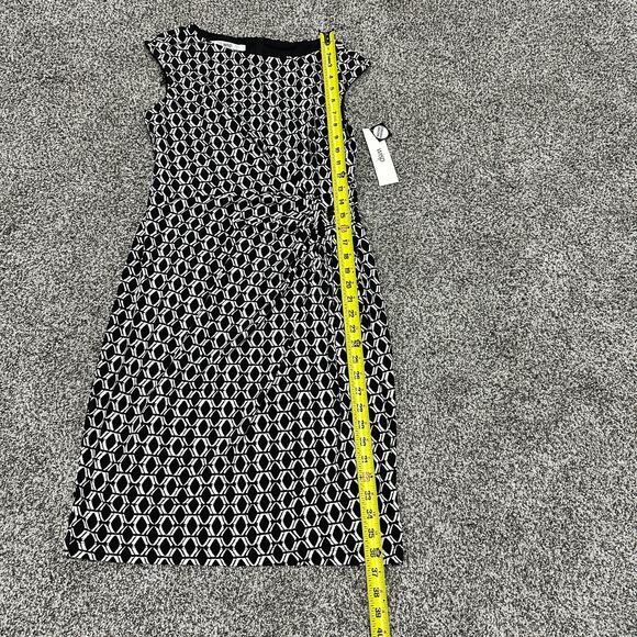 New with tags, WISP, Zipper, Black White Pattern Dress, Size 8 - Picture 5 of 10